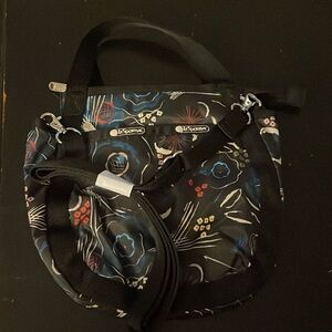 Small, black, LeSportSac purse
